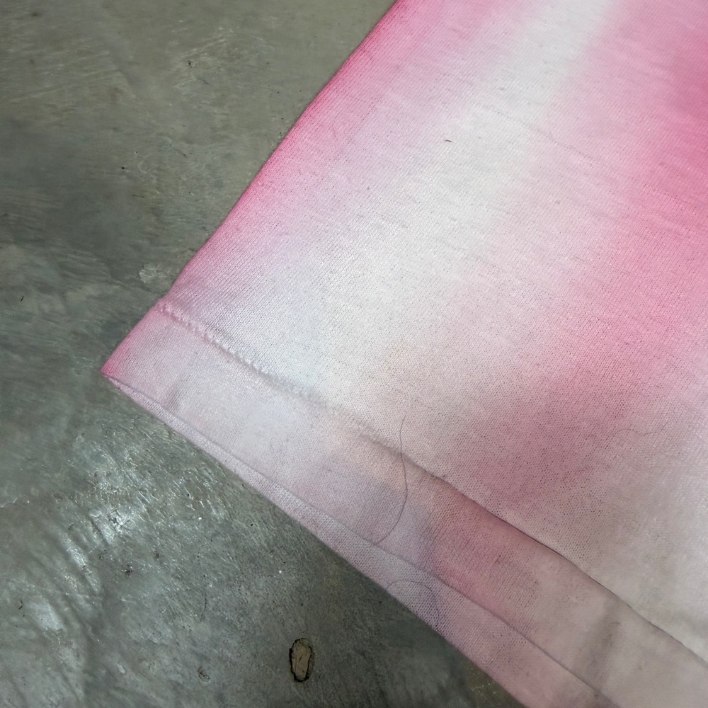 Vintage 1987 Champion MHSAA Wrestling tye dye Ringer T-Shirt XL Pink White 80s - Picture 6 of 7